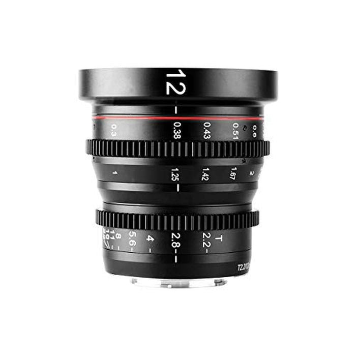 Meike 12mm T2.2 Manual Focus Wide Angle Fixed Prime Cinema – Front View