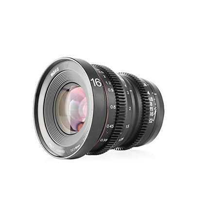 Meike 16mm T2.2 Manual Focus Wide Angle Fixed Prime Cinema – Close-up Detail