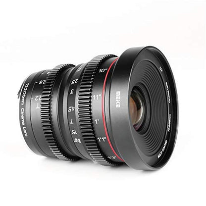 Meike 25mm: Meike 25mm T2.2 Manual Focus Prime Mini Cinema – Front View