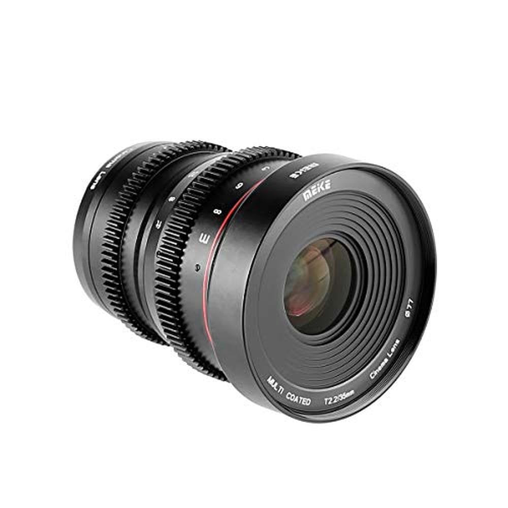 Meike 35mm: Meike 35mm T2.2 Mini Manual Focus Wide-Angle – Close-up Detail