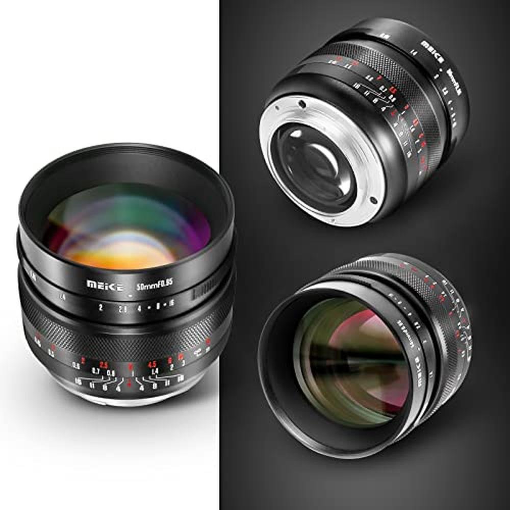 Lens Meike 50mm F0.95: Meike Large Aperture Wide Angle Lens – Packaging