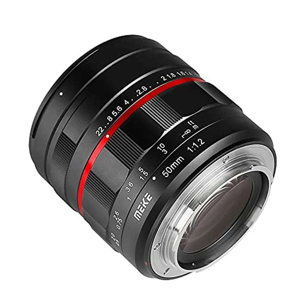 Meike 50mm: Meike MK-50mm F1.2 Large Aperture Full Frame – Side View