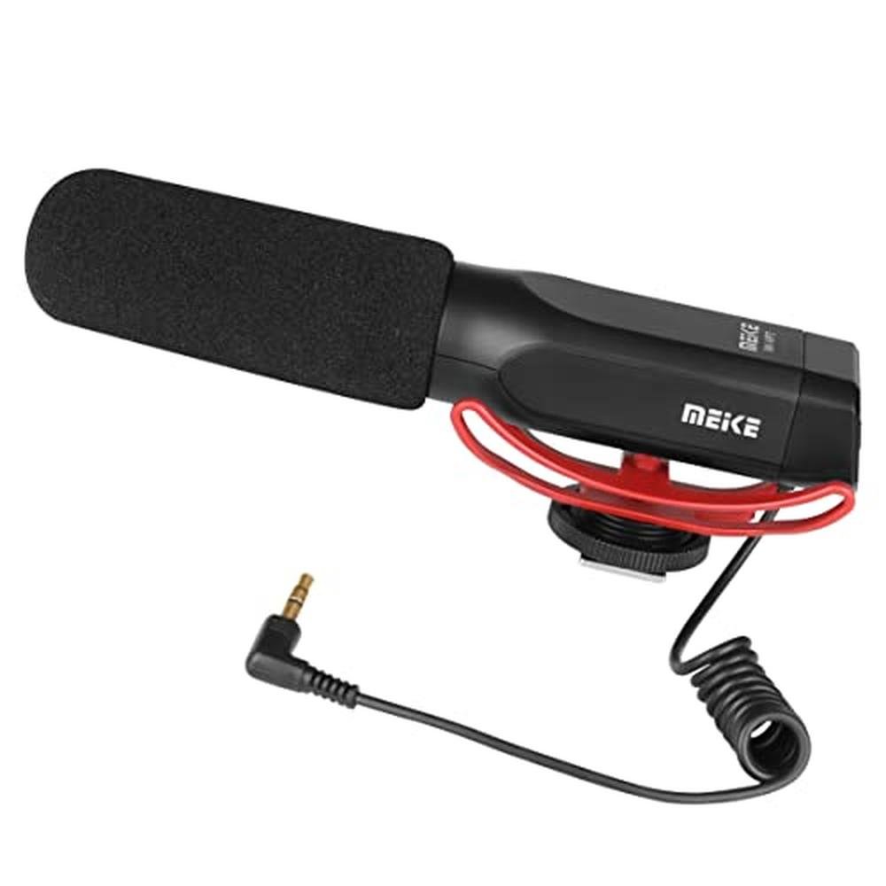 Meike MK-MP2 Camera Shotgun Microphone – Side View