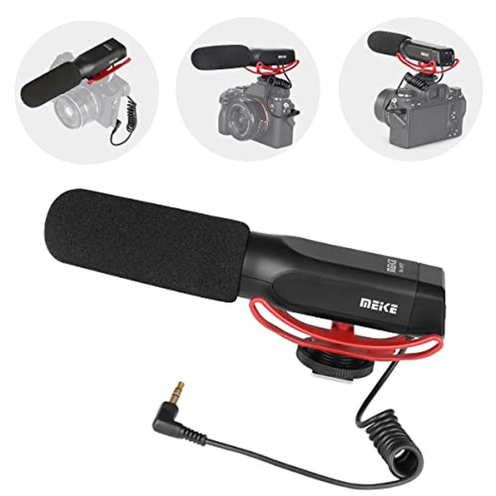 Meike MK-MP2 Camera Shotgun Microphone – Close-up Detail