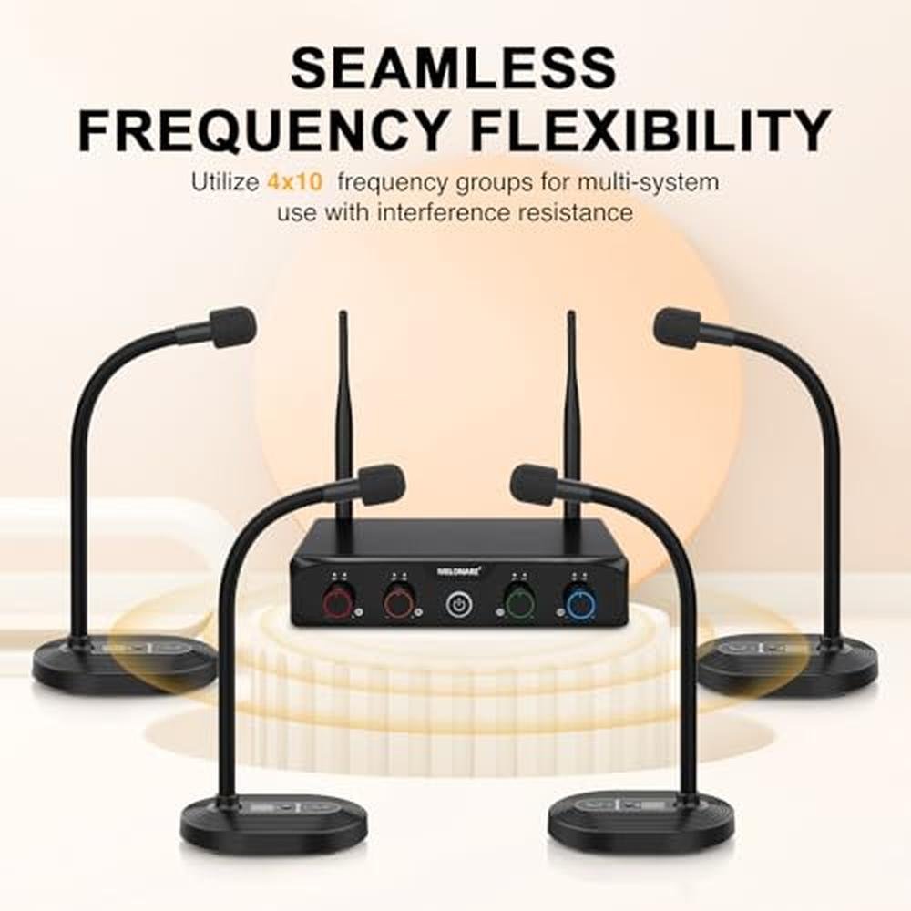 Conference Melonare: MELONARE 4-Channel Wireless UHF – In Use