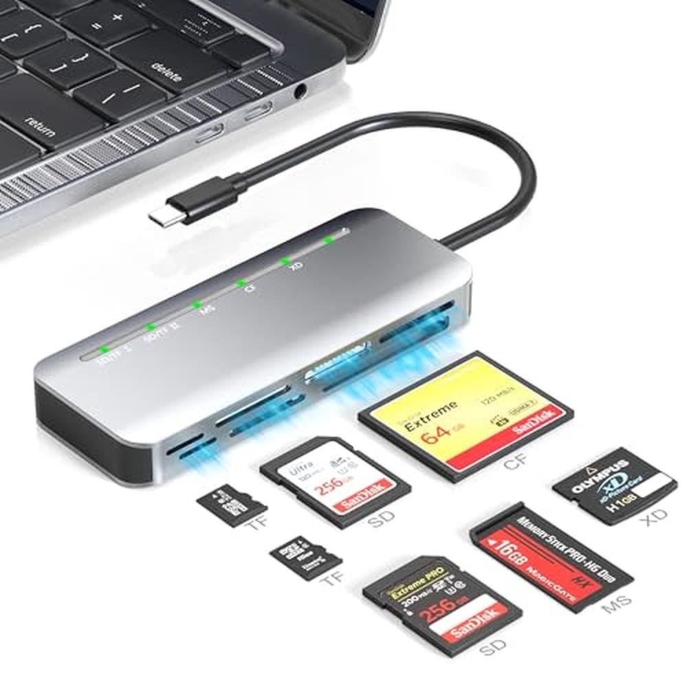 Memory Stick Pro Duo Card Reader – Front View