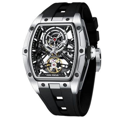 Men Watches: MF MINI FOCUS Unique Automatic Mechanical Watch – Front View