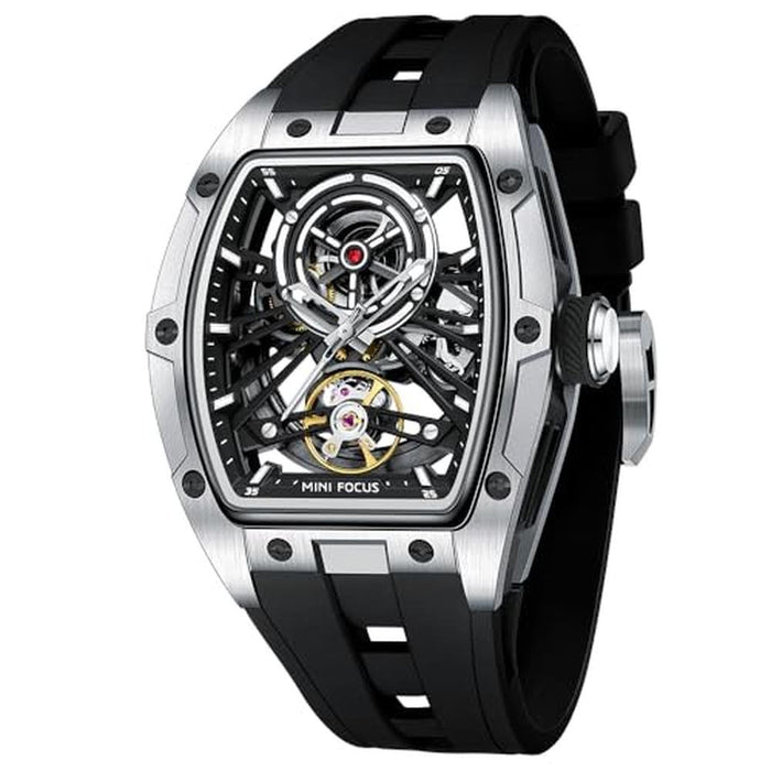 Men Watches: MF MINI FOCUS Unique Automatic Mechanical Watch – Front View