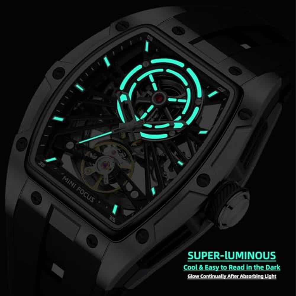 Men Watches: MF MINI FOCUS Unique Automatic Mechanical Watch – In Use
