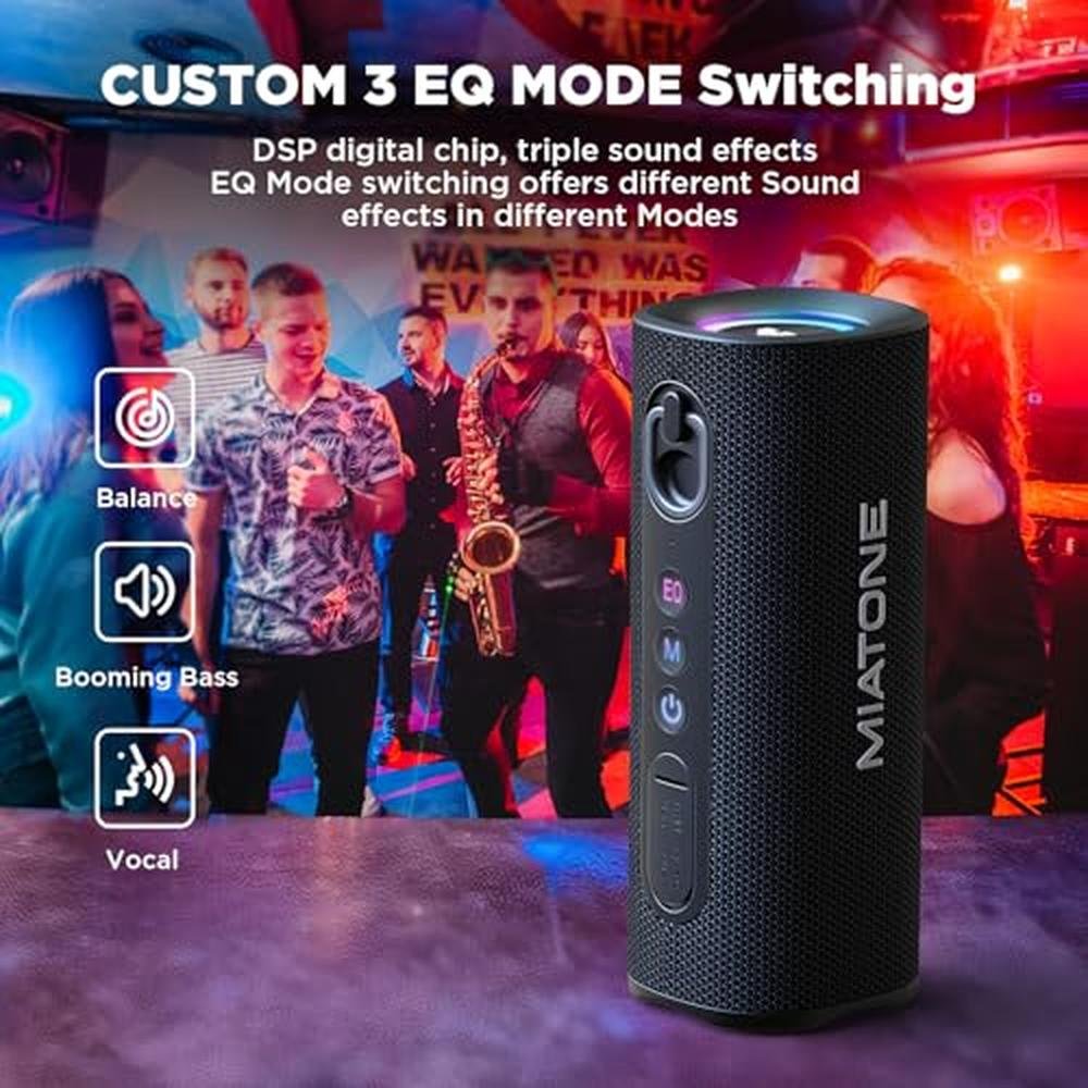 Bluetooth Speaker: MIATONE 40W BT 6.0 Outdoor Portable – In Use