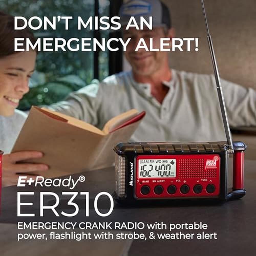 Emergency Weather Radio: Midland ER310 Multiple Power – In Use