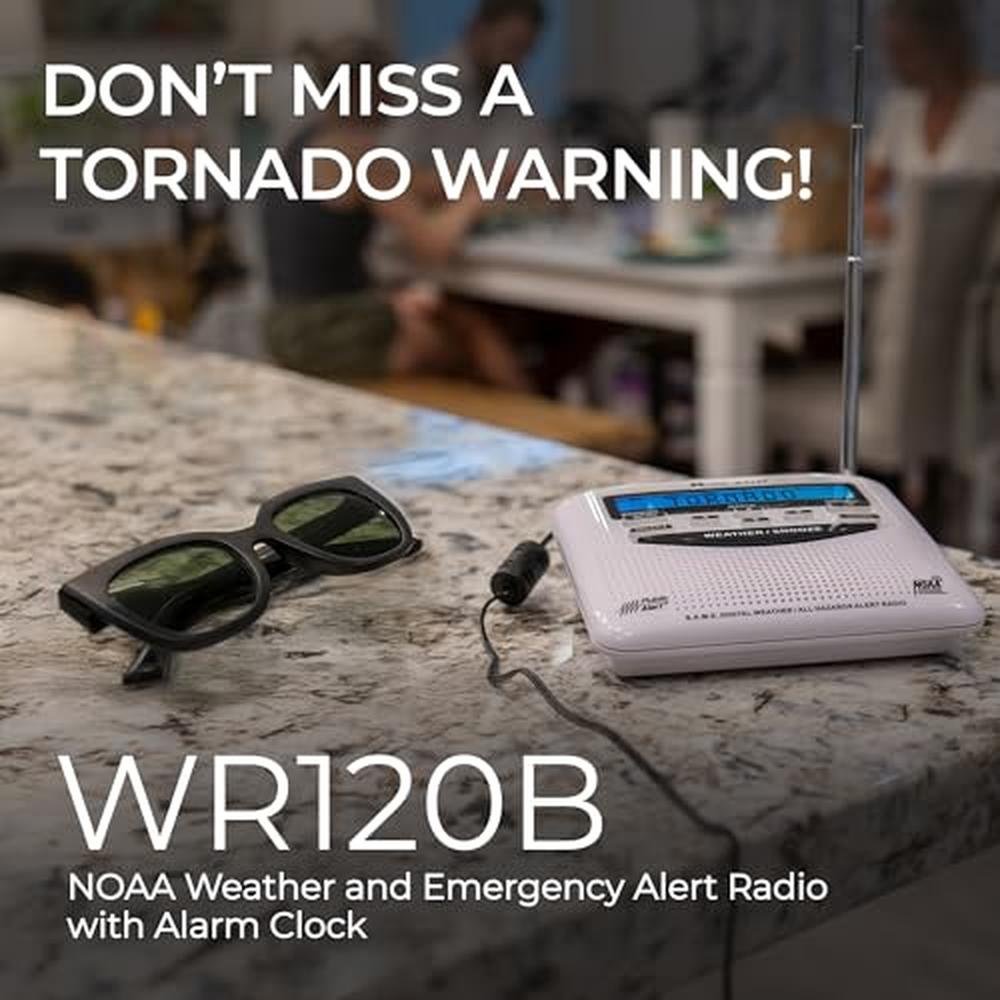 Emergency Alert: Midland WR120B NOAA Emergency Weather – In Use