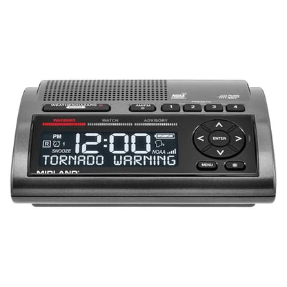 Radio Emergency: Midland WR400 Weather Radio Deluxe NOAA – Front View