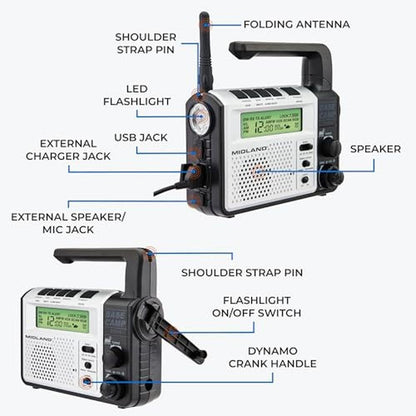 Radio Midland: Midland XT511 Emergency Radio 22-Channel – In Use