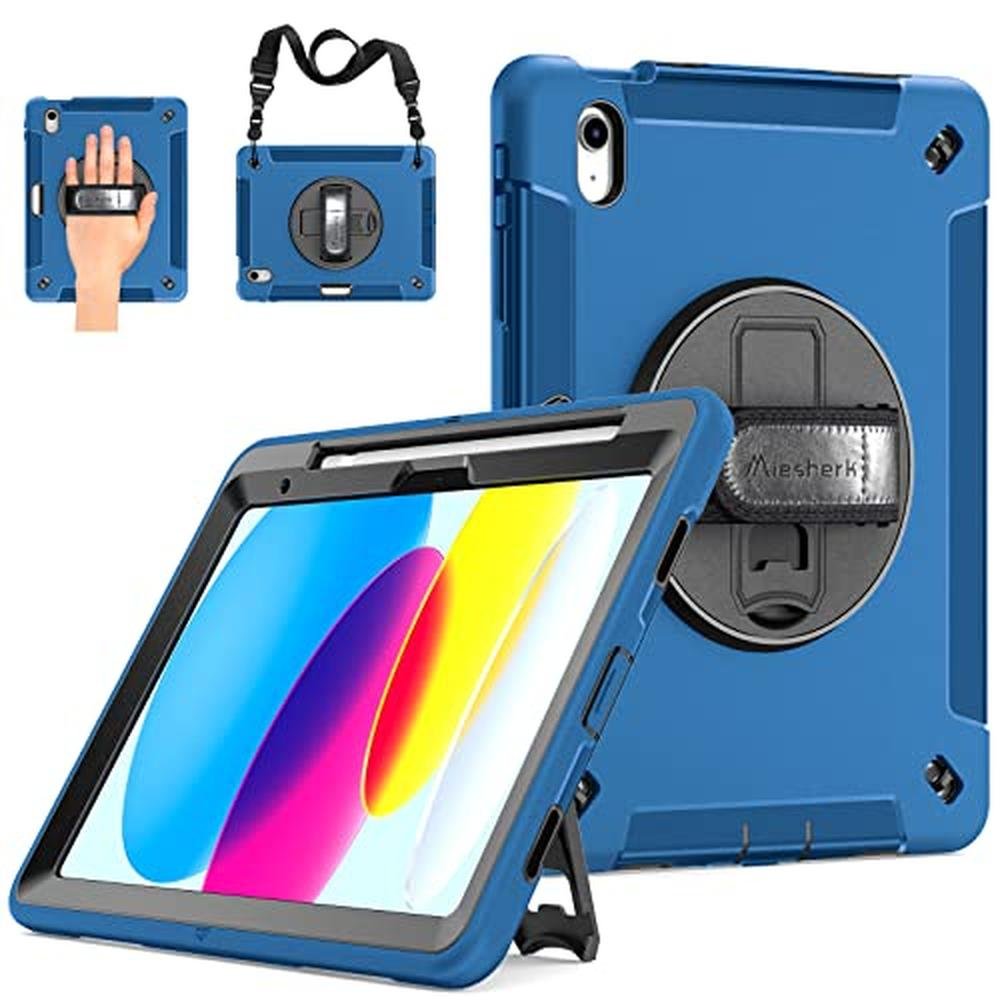 iPad 10th Generation Case: Miesherk Military Grade Heavy – Front View