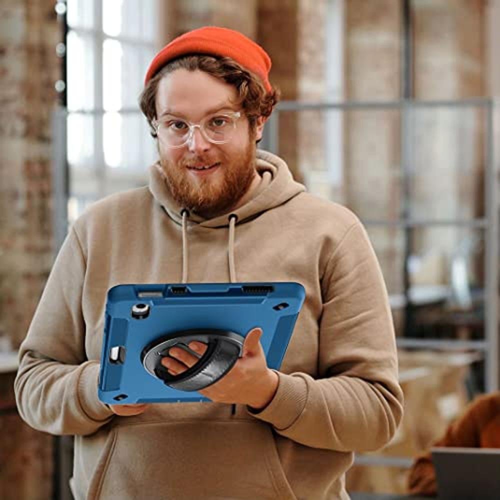 iPad 10th Generation Case: Miesherk Military Grade Heavy – In Use