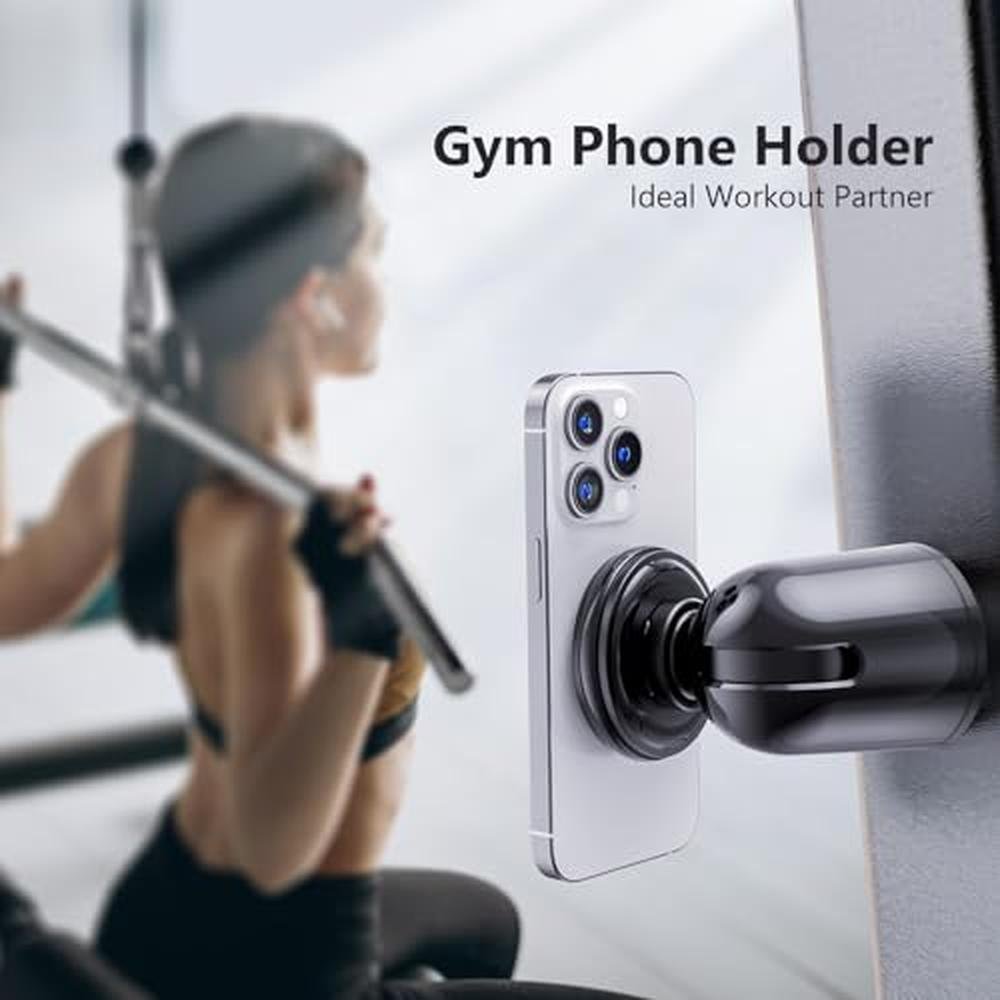 Phone Holder: MiiKARE Dual Magnetic Magsafe Compatible – Side View