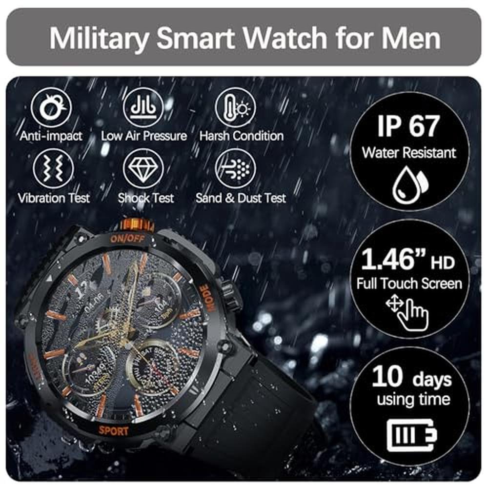 Military Watch for Men: YoYoFit Y27 Waterproof Tactical – In Use