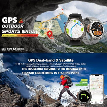Military Watch: MIDDOW Military Smart Watch with GPS – Packaging