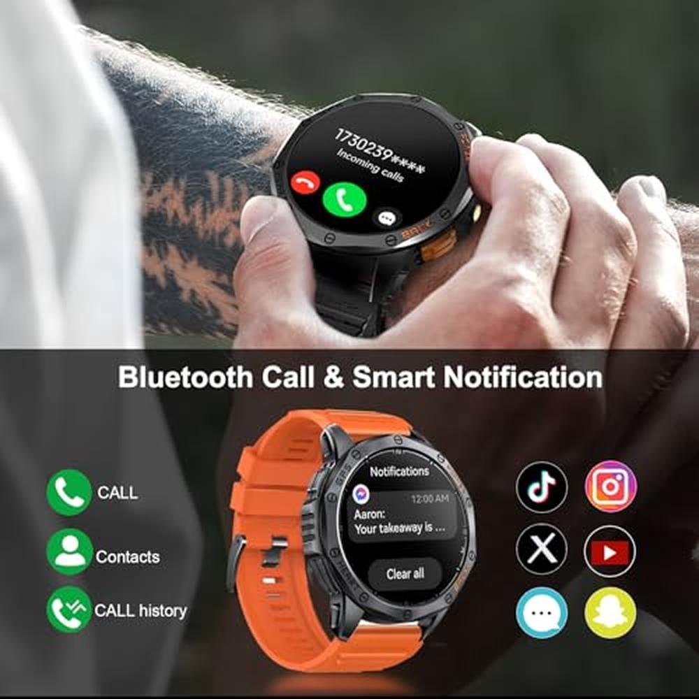 Military Watches: Tiwain 2025 New Military Smart Watch with – Close-up Detail