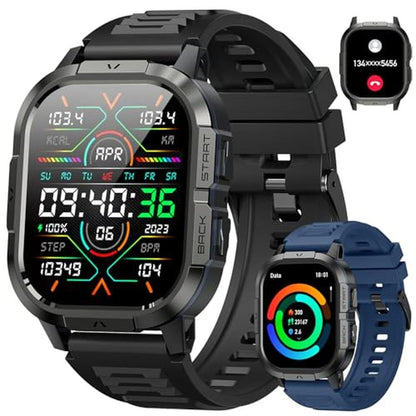 Military Watches: Tactical Smartwatch for Men 2.06 AMOLED – Front View