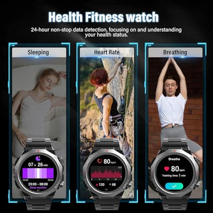 Watches Men: Military Smart Watches 1.39 HD Display – In Use