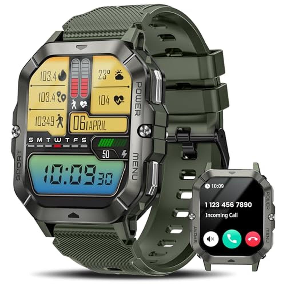 Military Smart Watches for Men – Front View