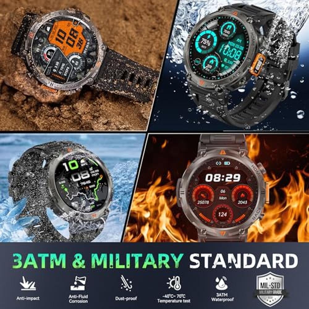Military Watches: USA Warehouse Tactical Smartwatch – Side View