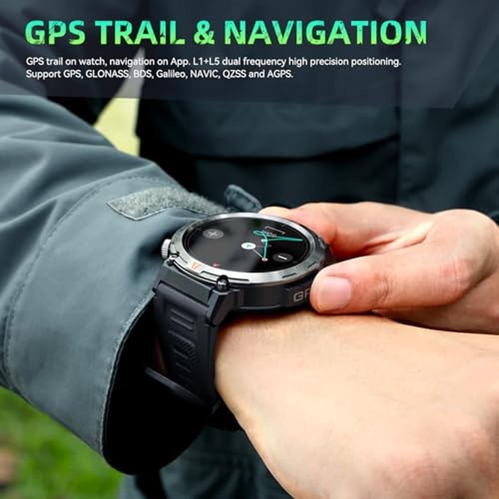 Military Watches: USA Warehouse Tactical Smartwatch – Close-up Detail