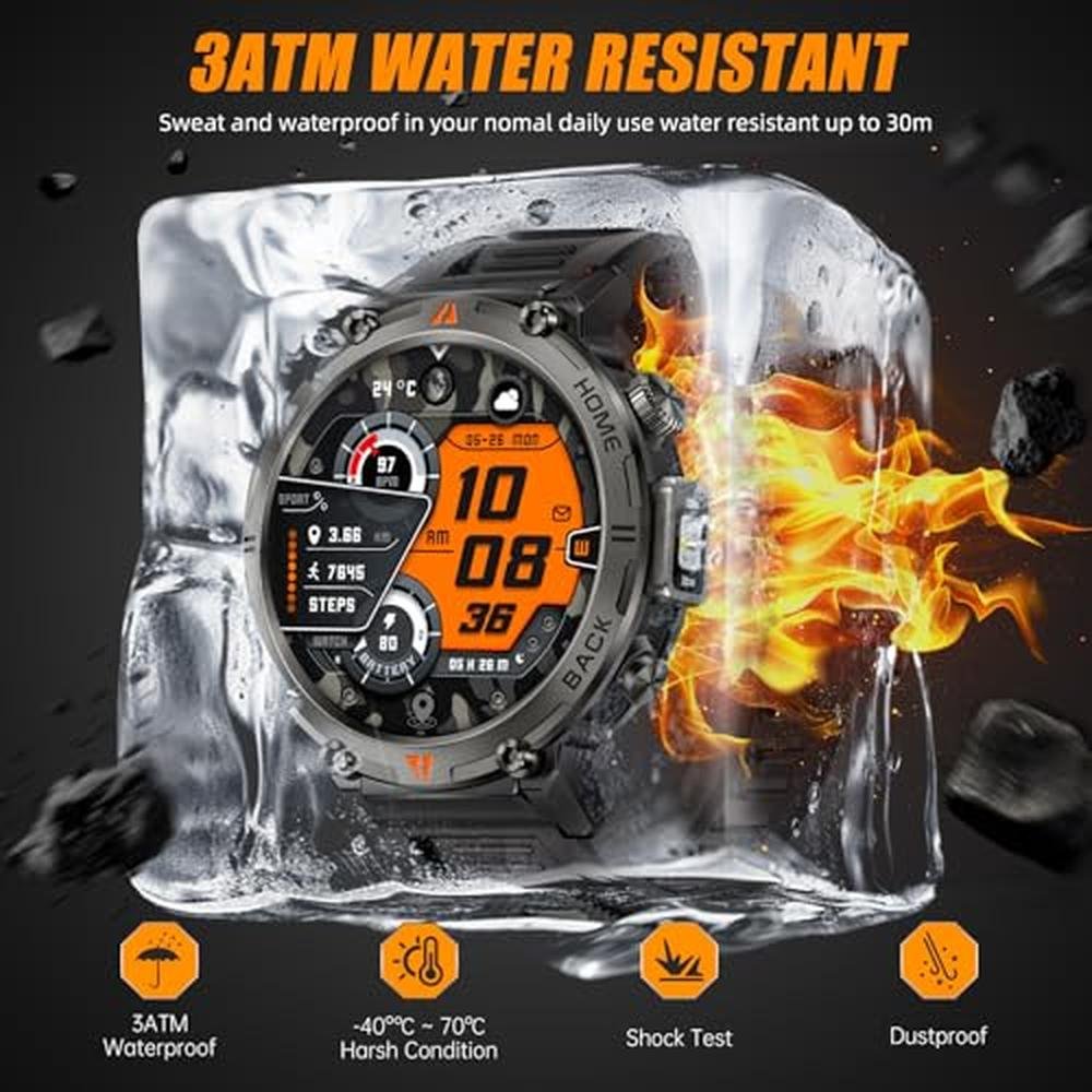 Military Watches: USA Warehouse Tactical Smartwatch – Side View