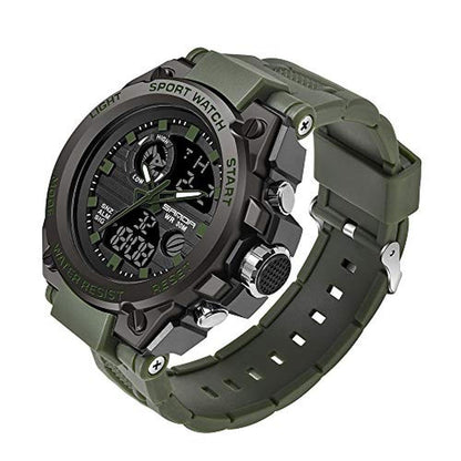Military Watches: D-Silver Digital Watch Tactical Army – Front View