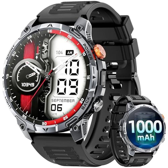 Watch Mingwear: Mingwear Military Smart Watches for Men – Front View