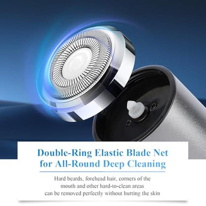 Electric Shaver: Tbexem Mini Portable Electric Shaver – Side View