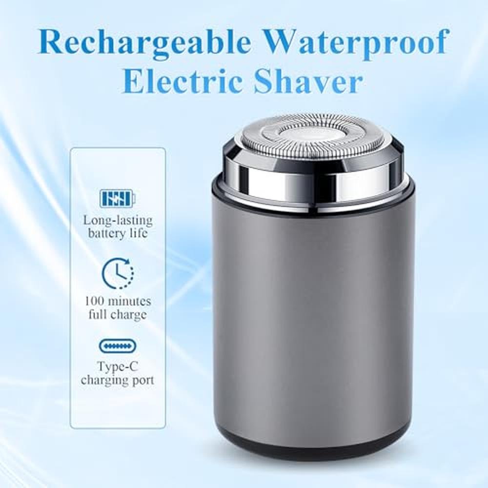 Electric Shaver: Tbexem Mini Portable Electric Shaver – Close-up Detail