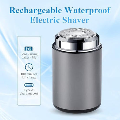 Electric Shaver: Tbexem Mini Portable Electric Shaver – Close-up Detail