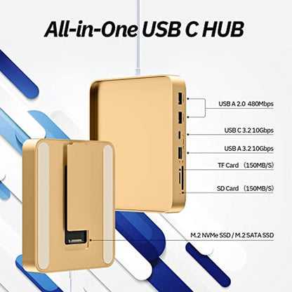 iMac Hub: Minisopuru USB C Hub for 24-inch iMac 2021-2024 – Side View
