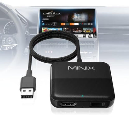 MINIX Car TV Mate: Premium CarPlay Adapter – Front View