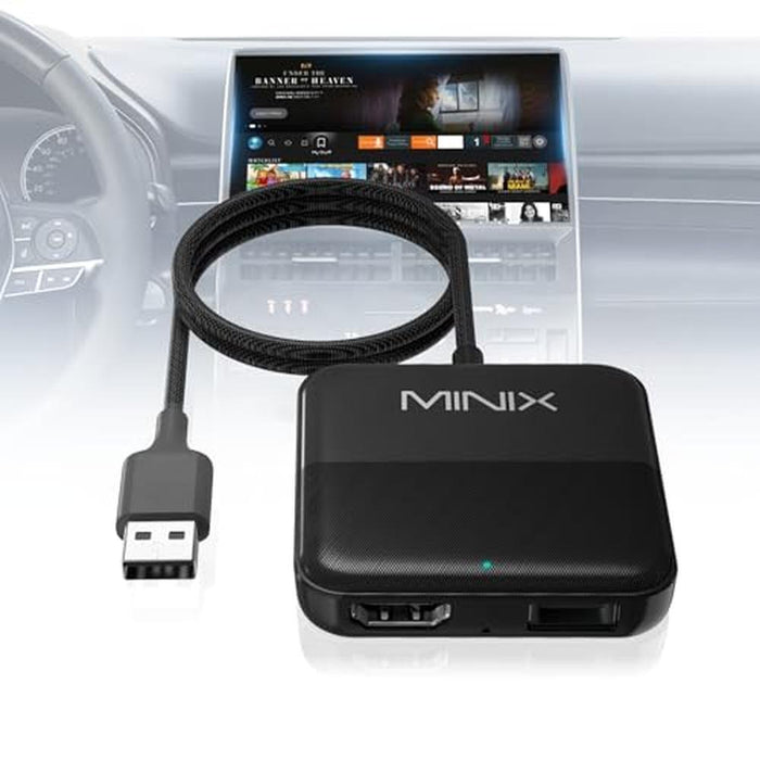 MINIX Car TV Mate: Premium CarPlay Adapter – Front View