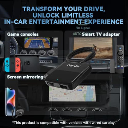 MINIX Car TV Mate: Premium CarPlay Adapter – Side View