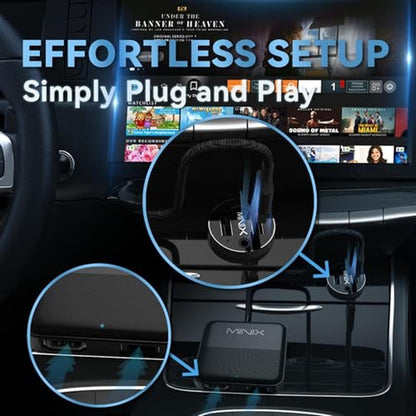 MINIX Car TV Mate: Premium CarPlay Adapter – Close-up Detail