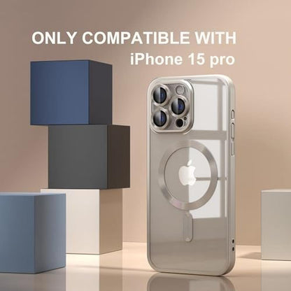 Case Misea: Misea Magnetic iPhone 15 Pro Case – Front View