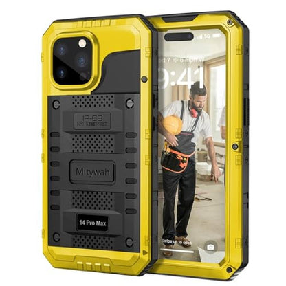Case Mitywah: Mitywah Waterproof Case for iPhone 14 Pro Max – Front View