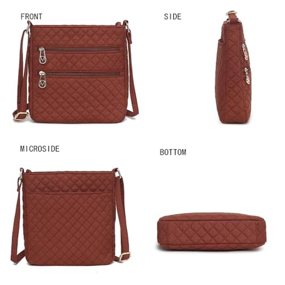 MKF Collection: Mia K Quilted Solid Crossbody Handbag – Packaging