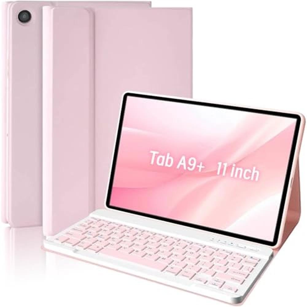 Galaxy Tab A9 Plus Case: MMK Wireless Detachable Keyboard – Front View