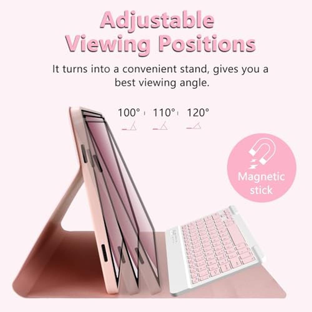 Galaxy Tab A9 Plus Case: MMK Wireless Detachable Keyboard – In Use
