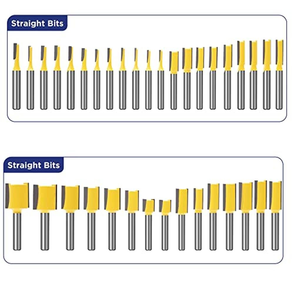 MNA 100 Piece Router Bits Set – Packaging