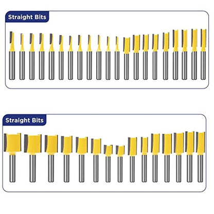 MNA 100 Piece Router Bits Set – Packaging