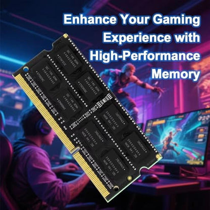 Moaffzey 32GB DDR4 RAM 3200MHz PC4-25600 CL22 Laptop Memory – Close-up Detail