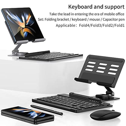 Stand Keyboard: Premium Adjustable Stand for Desk – Side View