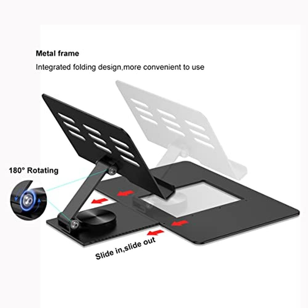 Stand Keyboard: Premium Adjustable Stand for Desk – In Use